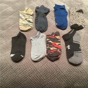 Lot of 8 pairs mens ankle socks